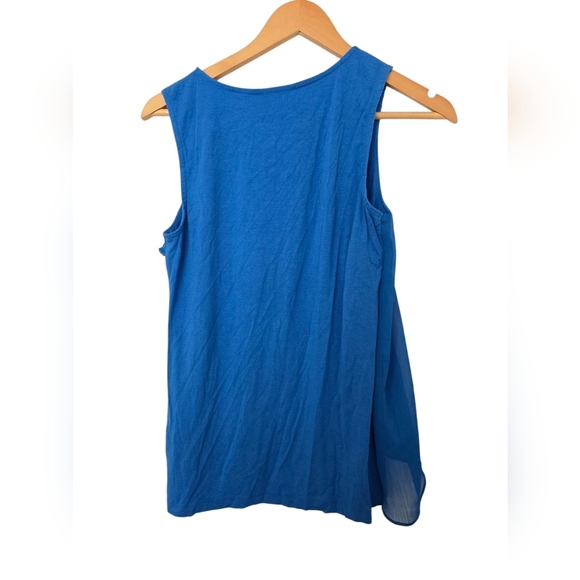 New York & Company Ruffled Sleeveless Blouse Size Small - Picture 3 of 3